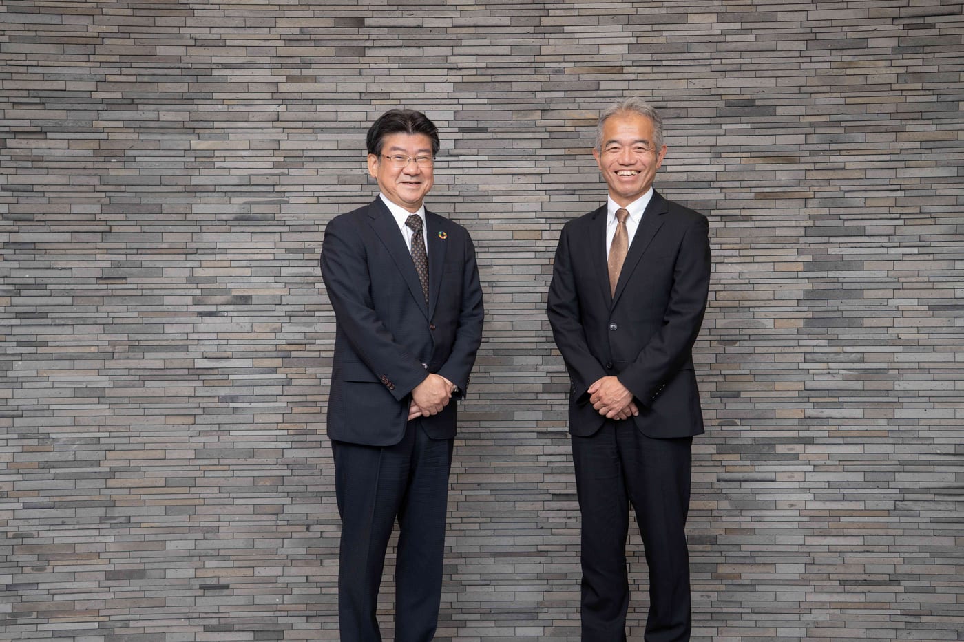 西山隆一郎社長と飯田則昭理事長の対談