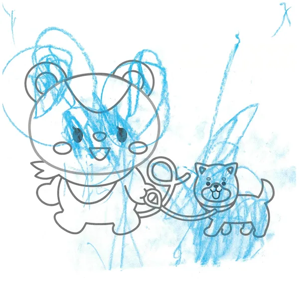 きのした ひなた（2さい） の作品