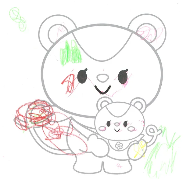 ひらた みれい（2さい） の作品